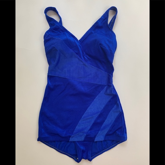 Jantzen Other - Jantzen Royal Blue One Piece Swim Suit Sz-12